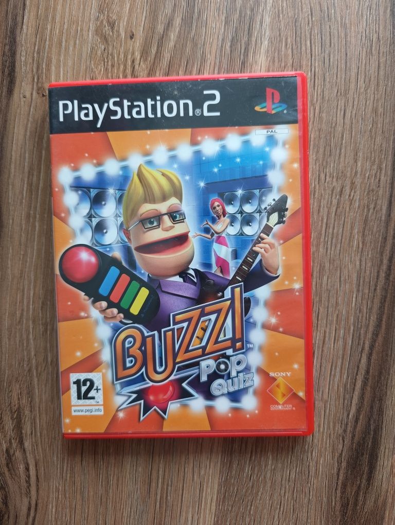 Gra Buzz PS2 Pop Quiz po polsku na Buzzery bezprzewodowe i przewodowe