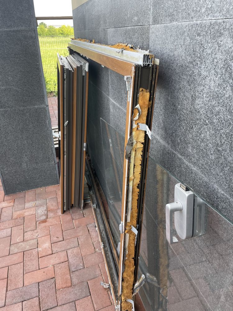 Okno z demontazu Drutex Dab, szer 205, wys 133,