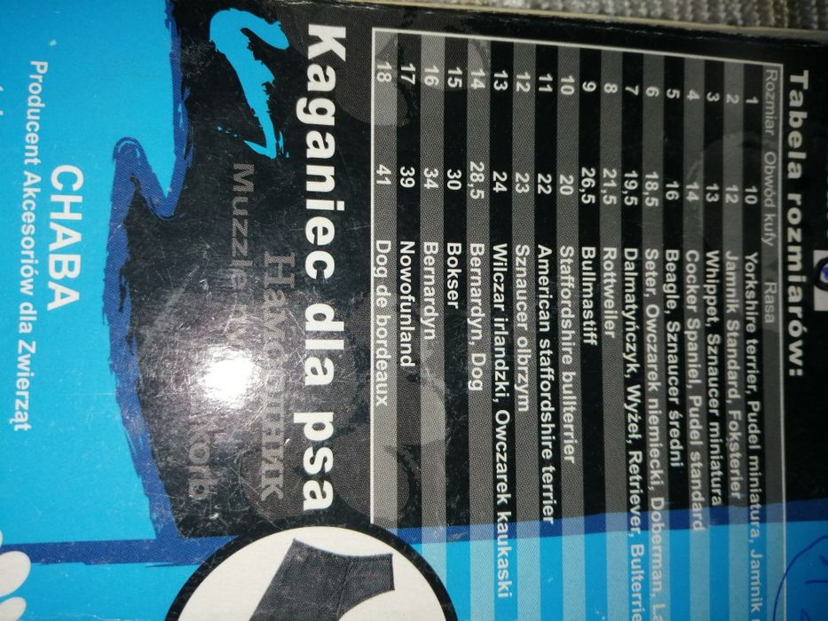 Kaganiec materiałowy Chaba roz 12