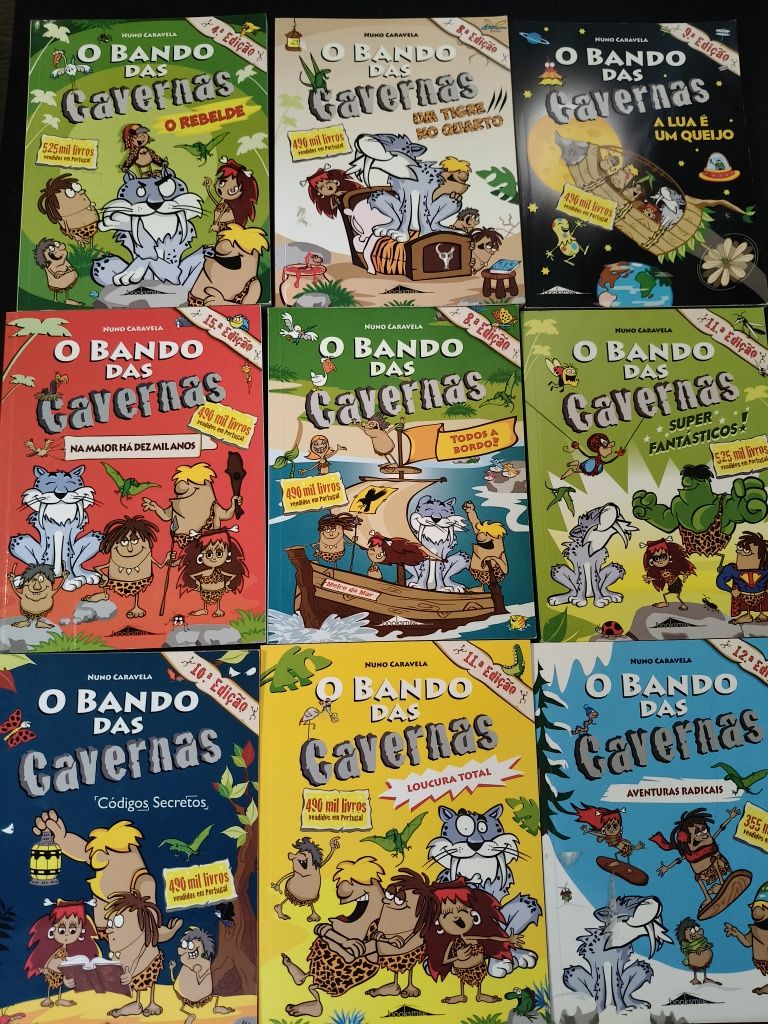 Livros o bando das cavernas