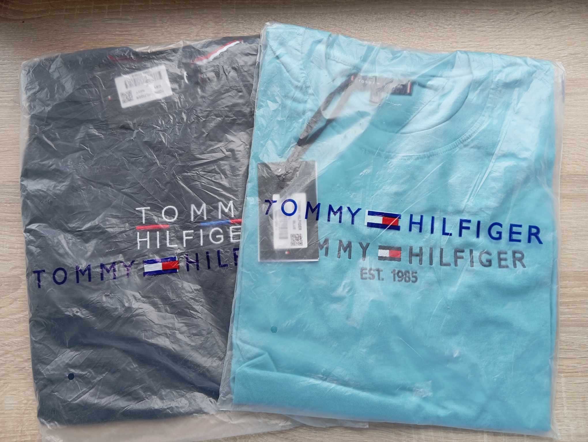 Koszulka Tommy Hilfiger, t-shirt classic, granatowa M, nowość!