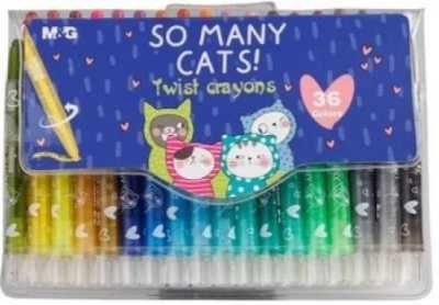 Kredki twistery So Many Cats 36 kolorów M&G