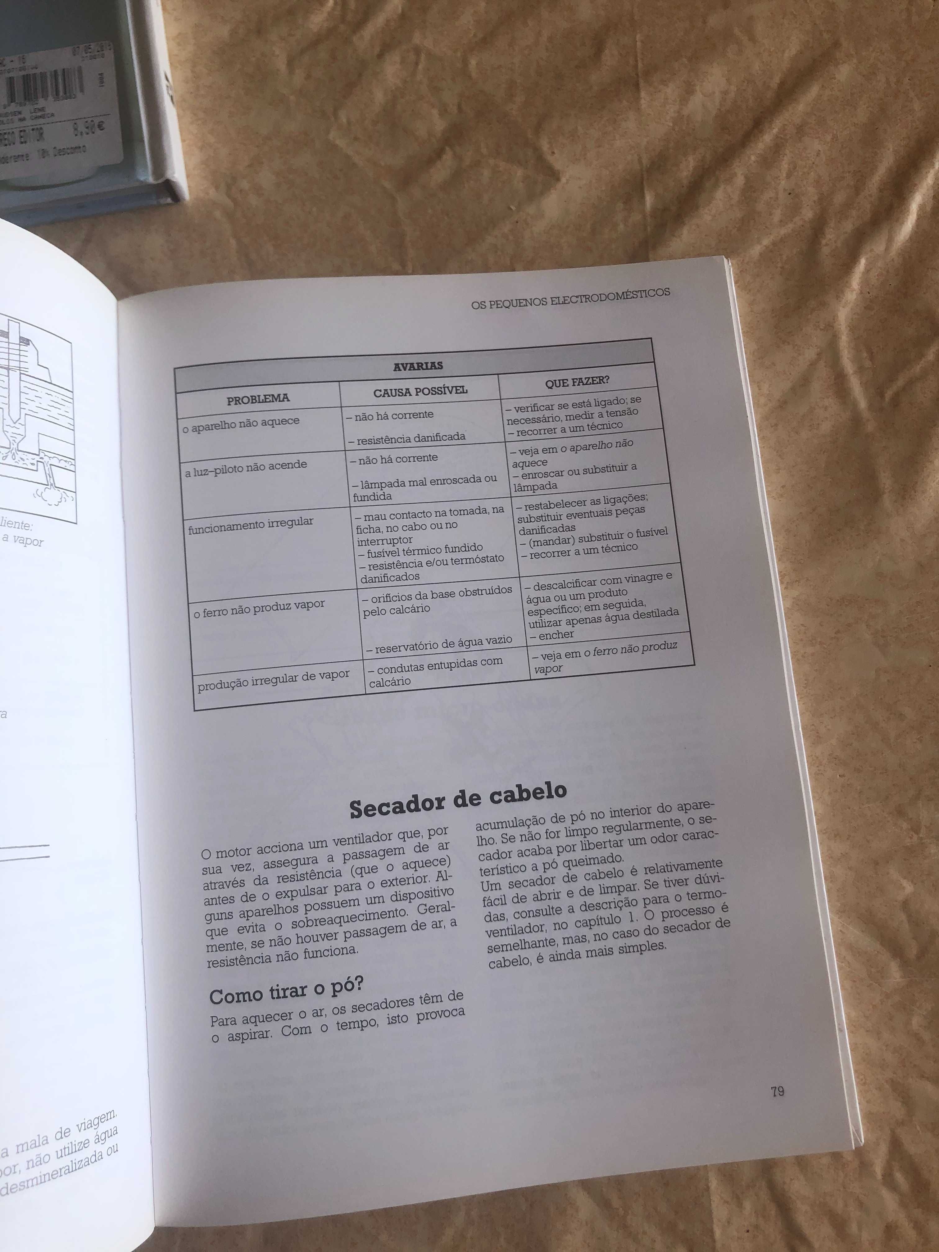 Livro "Reparações em Casa"