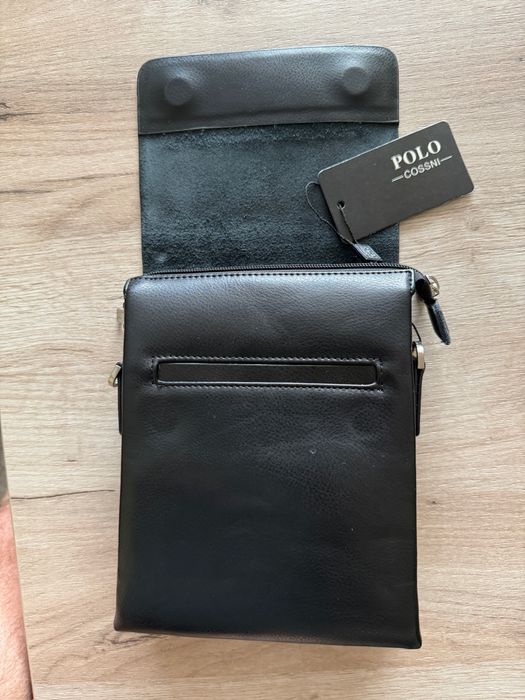 Чоловіча сумка на плече POLO шкіра