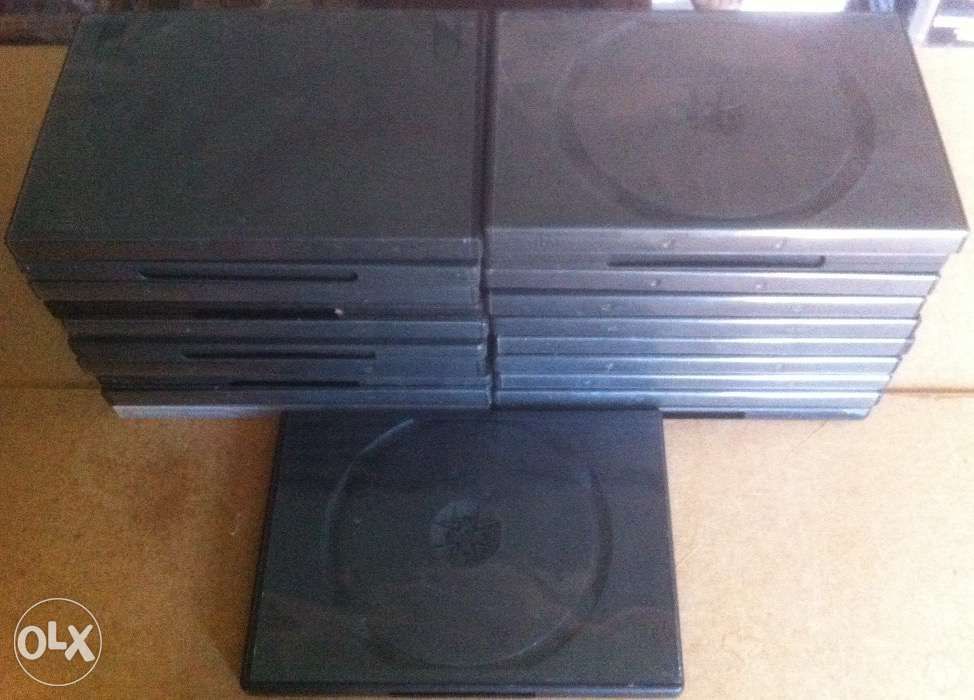 20 caixas para dvd ou cd