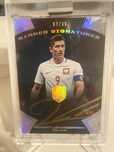Robert lewandowski karta z autografem limitowana