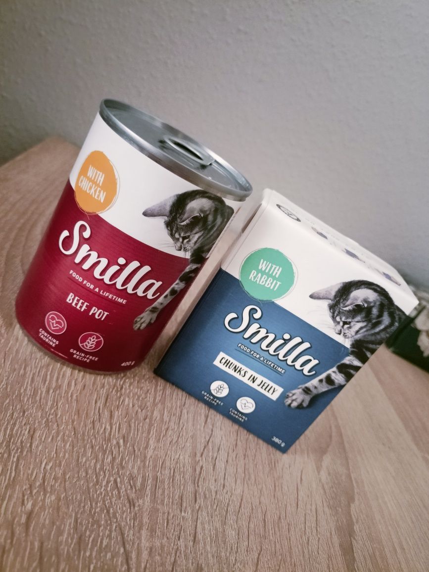 Sprzedam karma dla kota  smilla z królikiem (tetra) lub wymienie