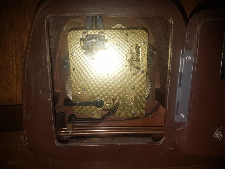 Do kolekcji - kominkowy zegar HERMLE - lata 60