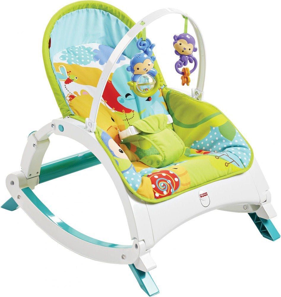 FISHER PRICE CMR10 Leżaczek bujaczek 0-18 kg