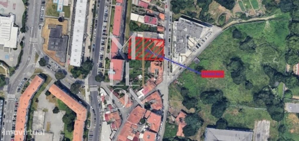 Terreno com projeto para 30 apartamentos Viso Ramalde