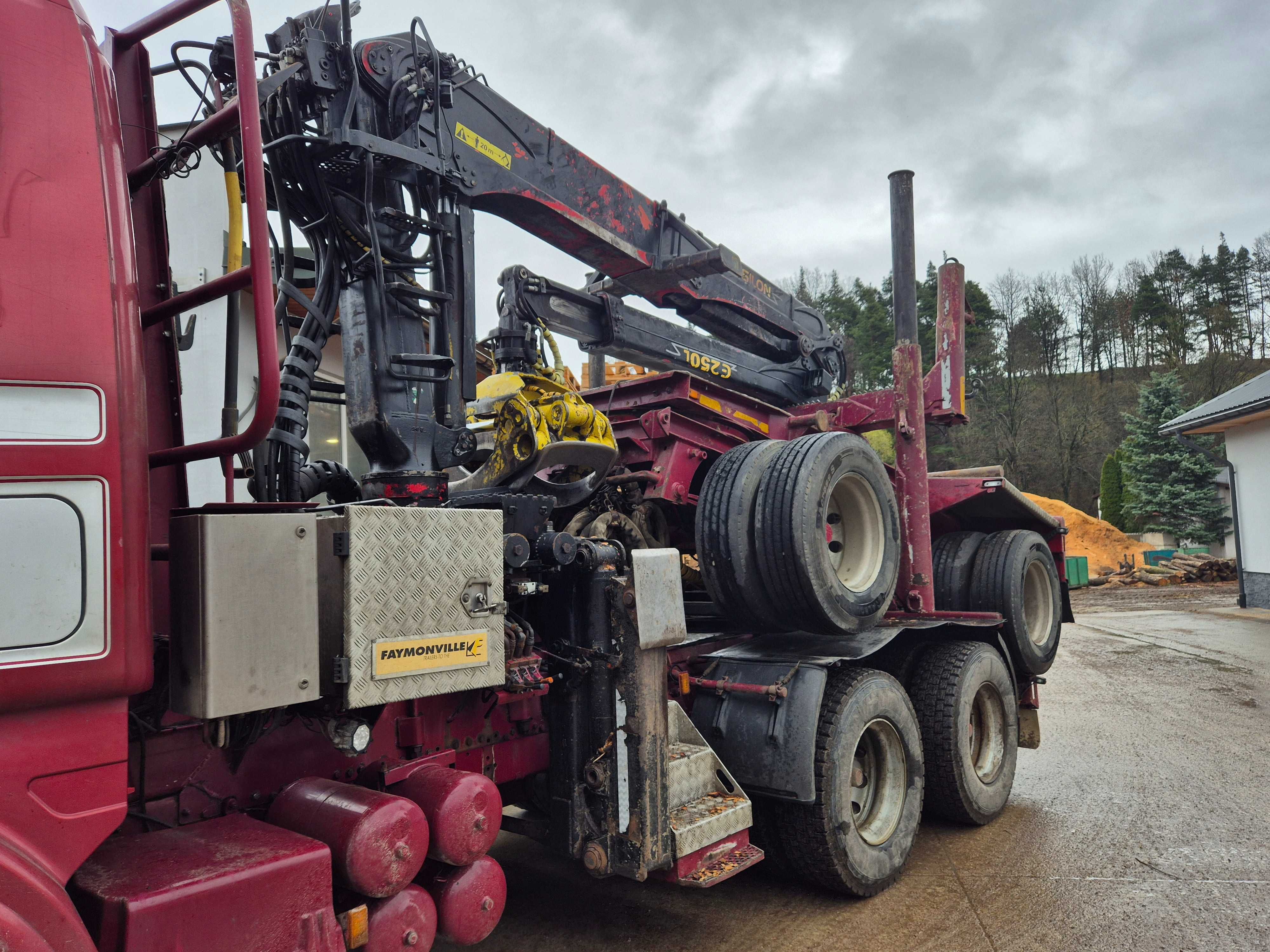 Scania R620, do drewna dłużycy