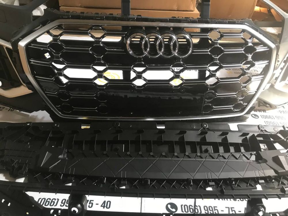 бампер рестайлінг  audi q5 80a 2021 2022 2023 2024 s-line комплектний