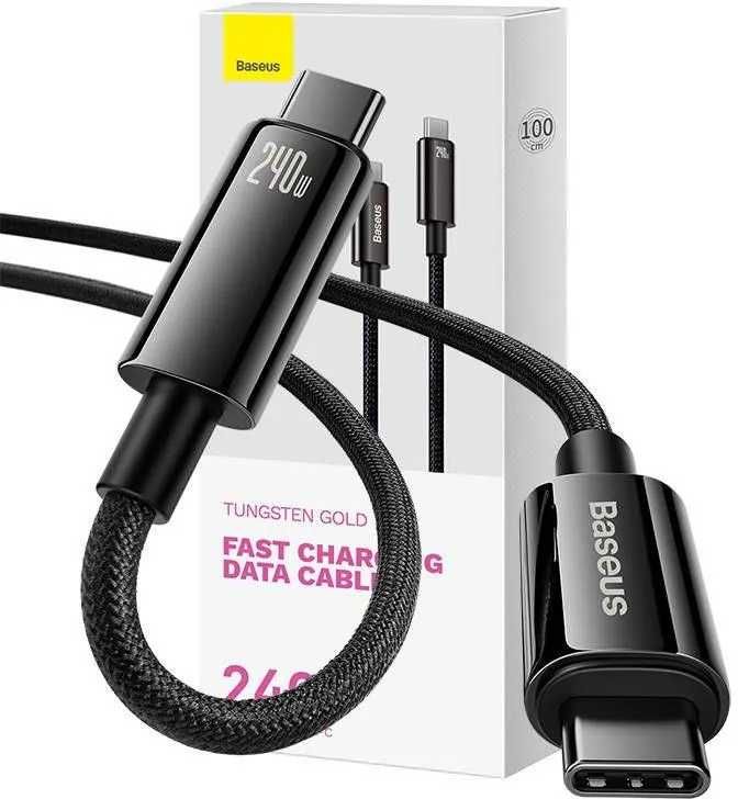 Baseus Kabel Usb Gold 240W 1M czarny