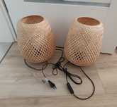 Lampa stojąca bambus - komplet