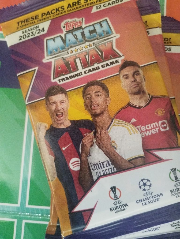 Topps match attax 2023/2024 10 saszetek