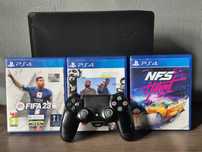 Konsola PlayStation 4 PS4 1TB pad 3 gry