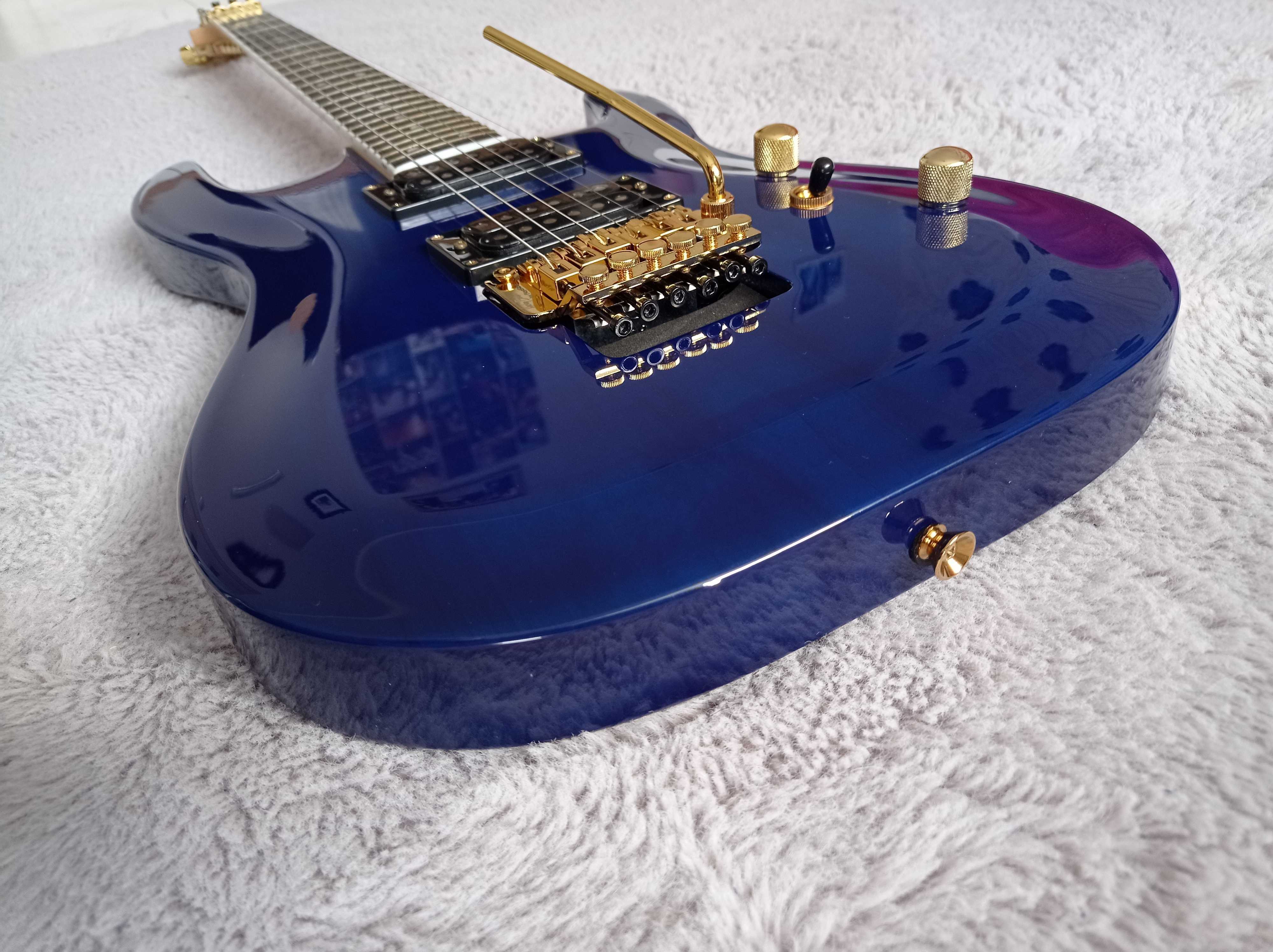 Gitara elektryczna Harley Benton S-620 Trans Blue - bardzo dobry stan