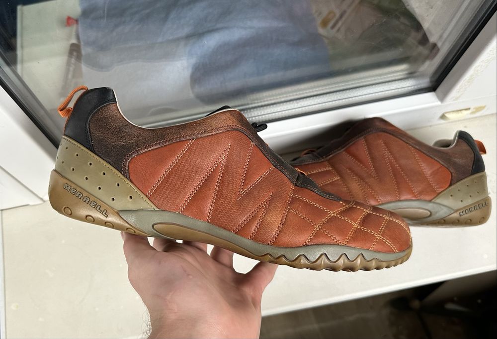 Оригінальні шкіряні чоловічі кросівки Merrell Racer мерел 46 розмір