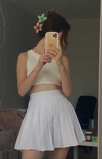 Біла юбка теніска українського бренду naumova