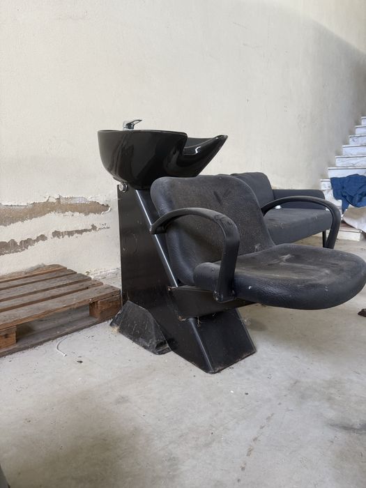 Cadeira lavagem cabelo usada - Cabeleireiro
