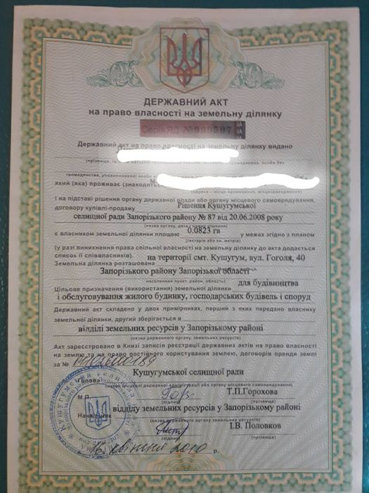 Дом с постройками в п.г.т.Кушугум