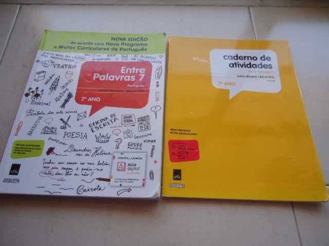 Entre palavras 7º ano- Manual+ Caderno de atividades