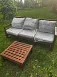 Meble Ogrodowe sofa plus stolik stan bardzo dobry