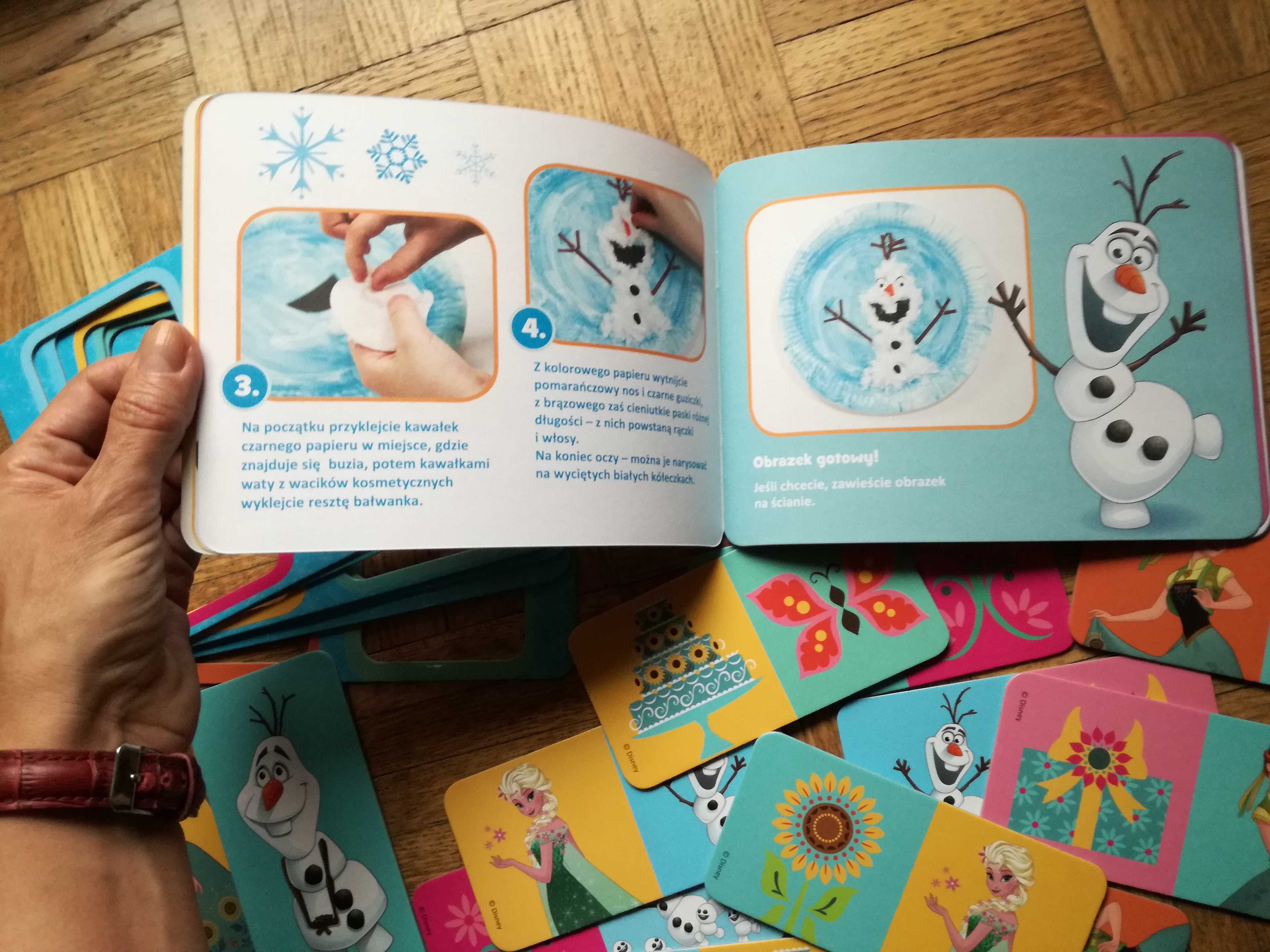 Gorączka lodu/Gram z Olafem, domino z bohaterami kreskówki