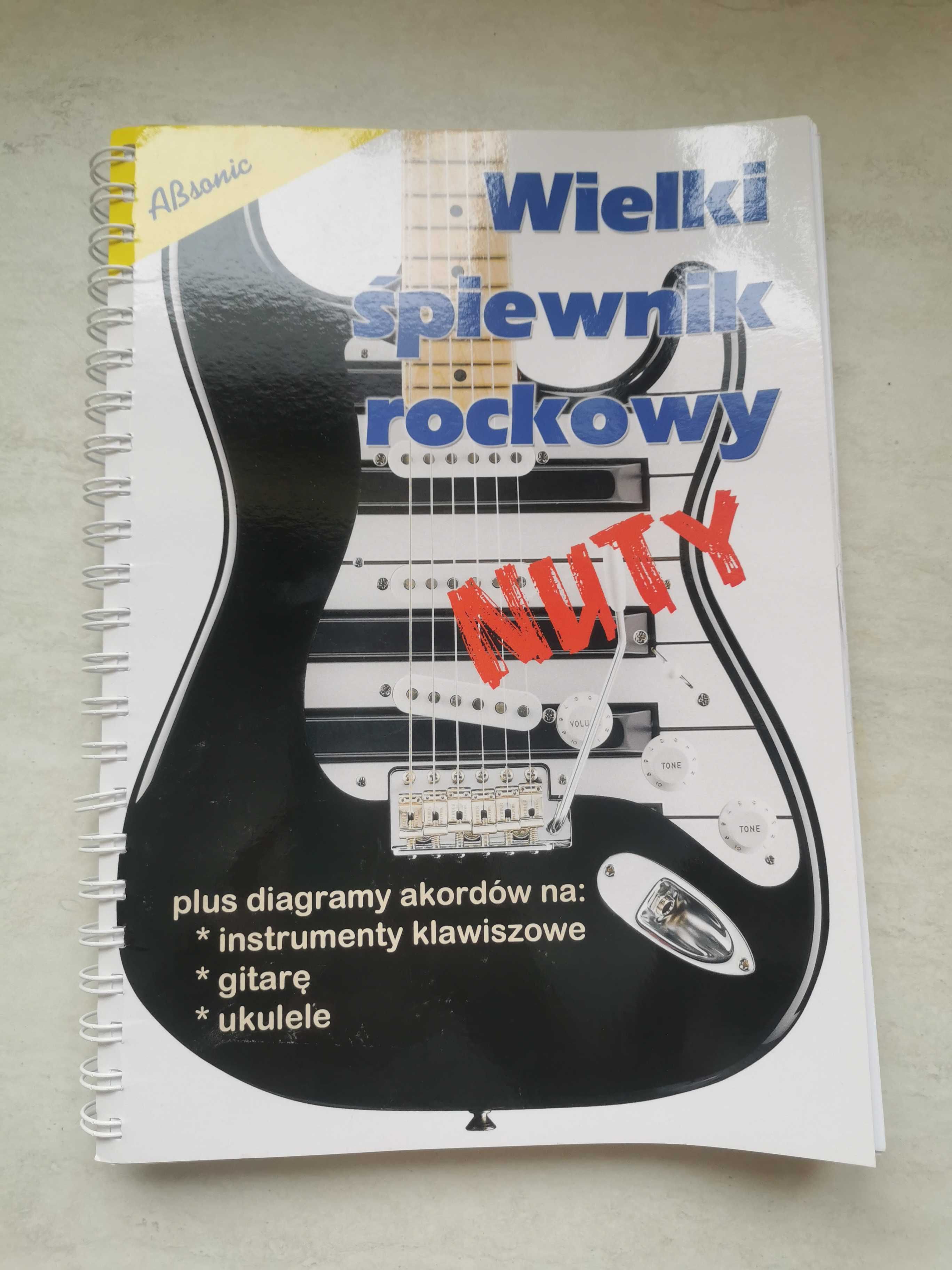 Wielki śpiewnik rockowy - nuty Absonic, jak nowy