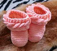 Пінетки для немовлят, дитяче взуття в'язане, тапочки, носочки