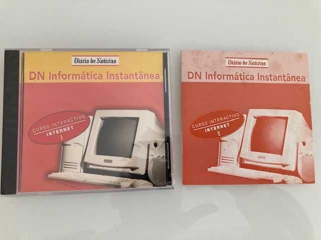 Software informática vintage (retro) Windows 95, Internet, Word, Excel