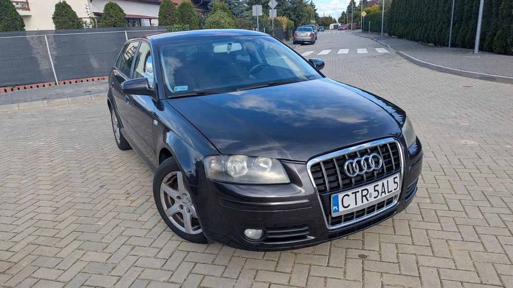 Audi A3 Sportback AUDI A3 8P 2005, 1.9 TDI, niski przebieg, pełna dokumentacja