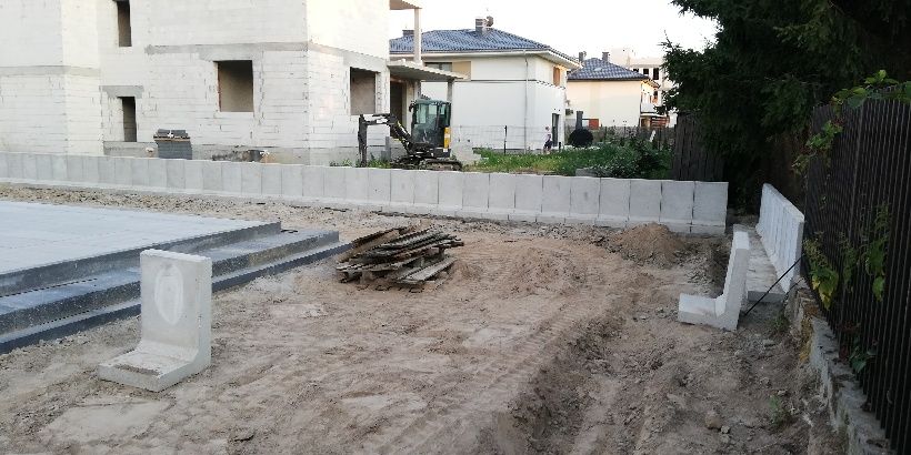 Elka betonowa 700x500x500 murek oporowy, ścianka