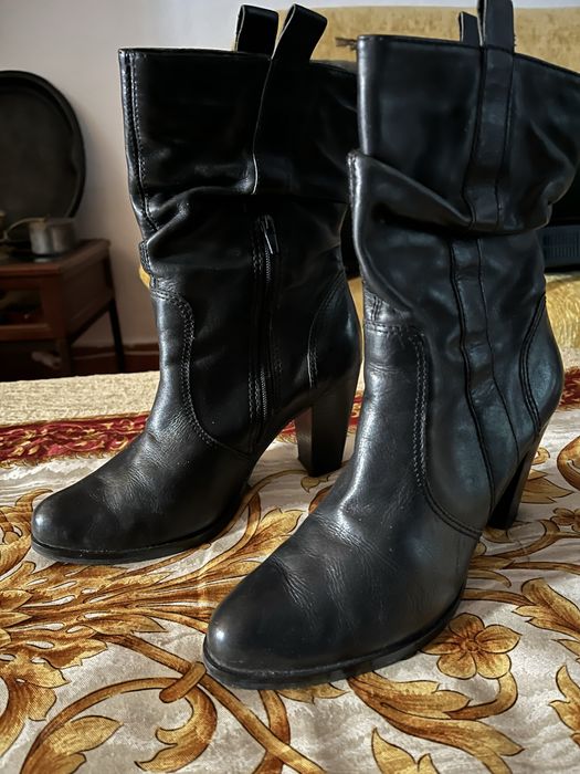 Botas Italianas, de cano medio