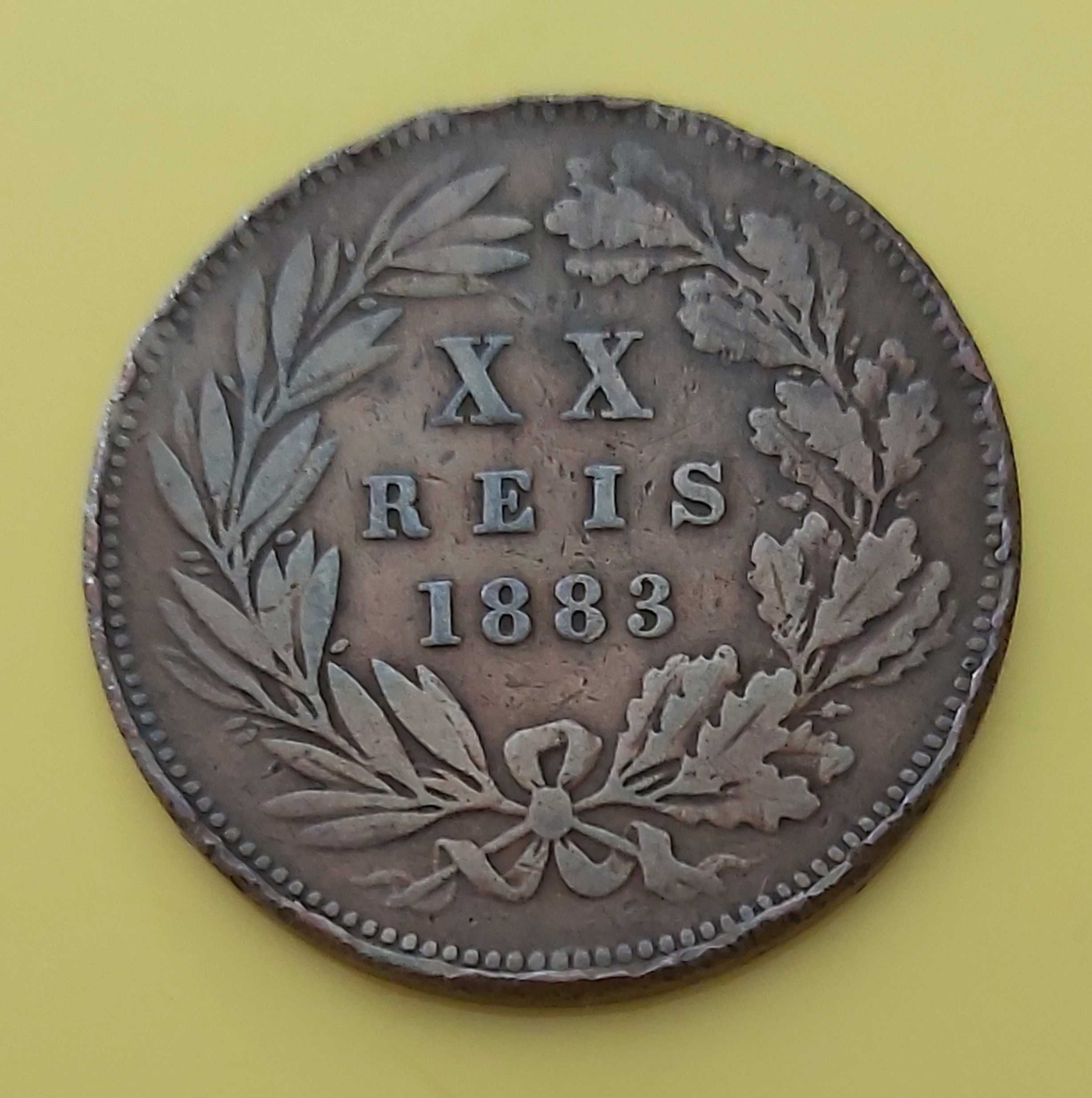 XX Reis de 1883 D. Luís l