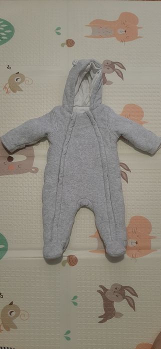 Теплий комбінезон 0-3 міс для хлопчика чи дівчинки, на осінь чи зиму.