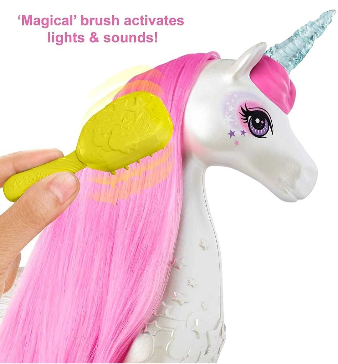 Інтерактивний Єдиноріг Барбі Barbie Dreamtopia Brush'n Sparkle Unicorn