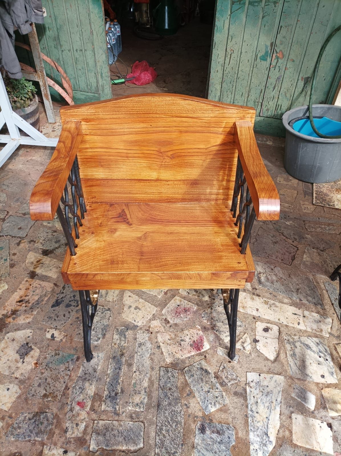Mesa Vintage, com 4 cadeiras