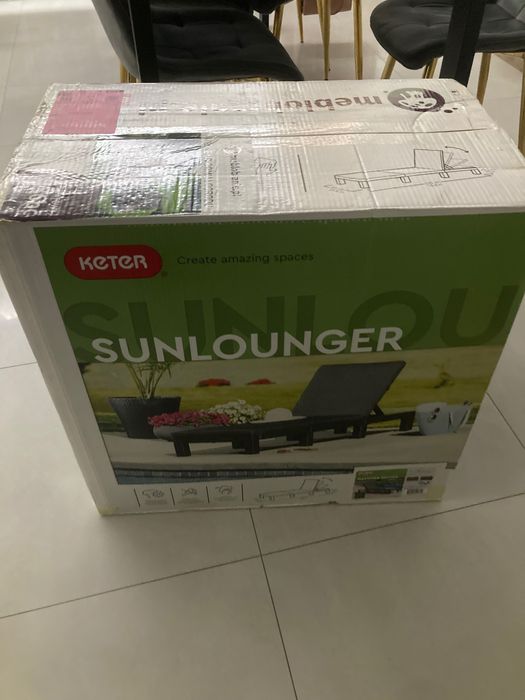 Meble ogrodowe leżak