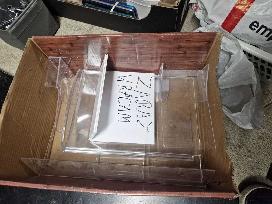 ZESTAW Podstawka pod TELEFON, stojak z Plexi ekspozytor