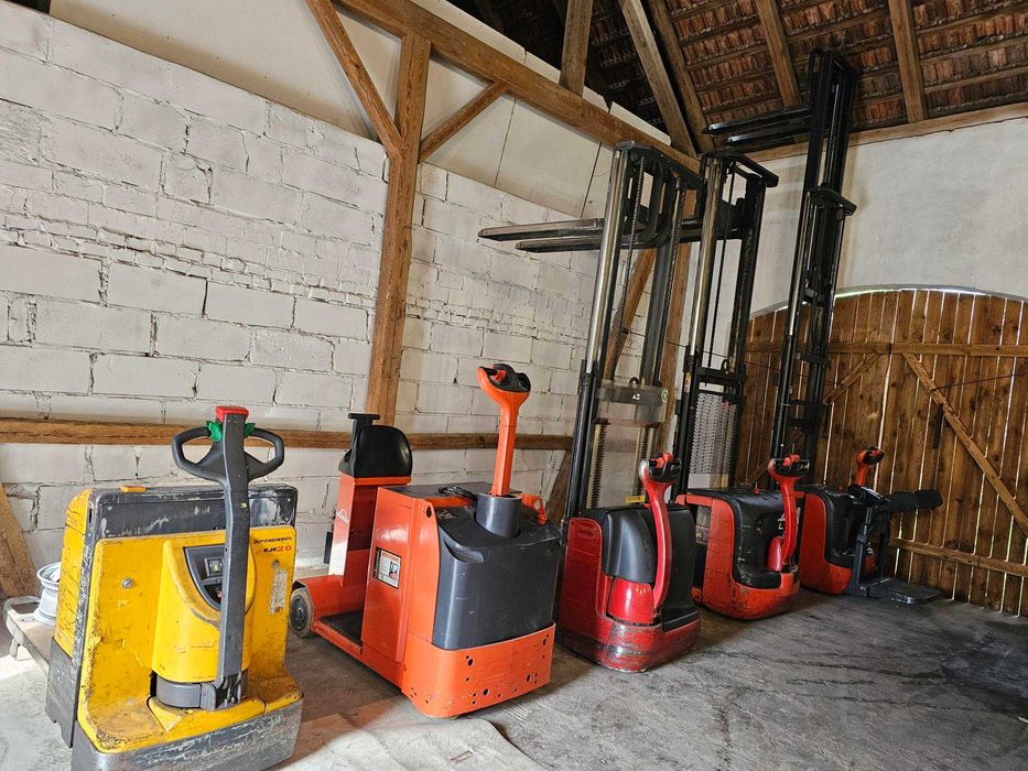 linde L16 wózek paleciak elektryczny duplex 3m