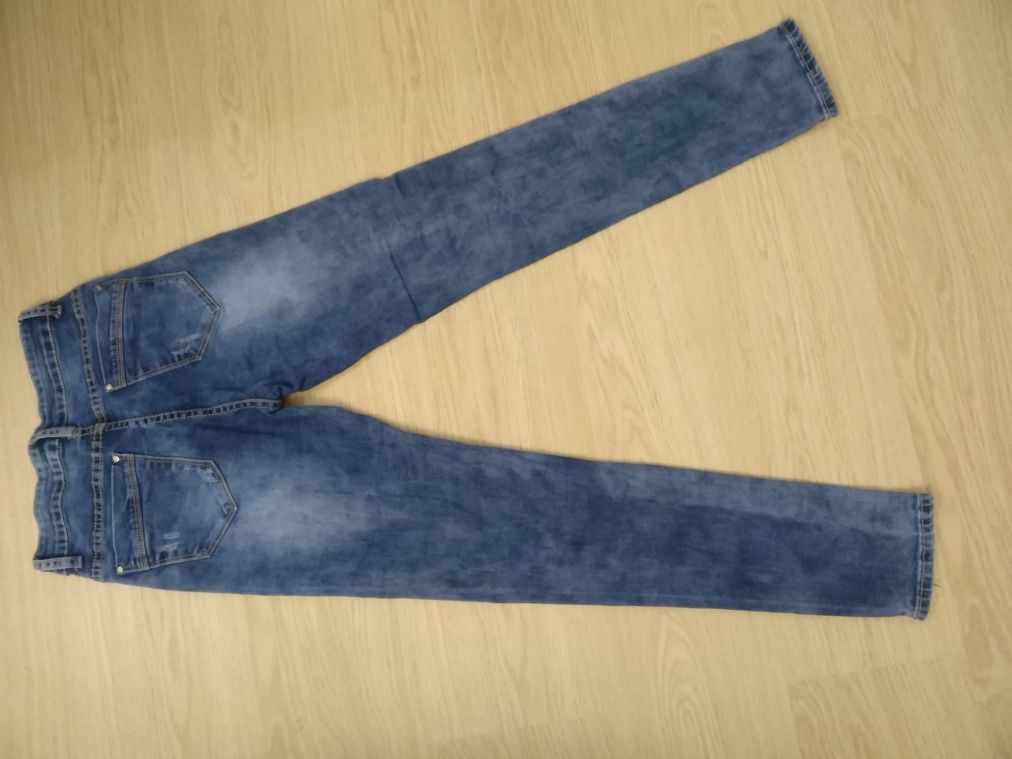 Spodnie skinny rozciągliwe 38 jeansy