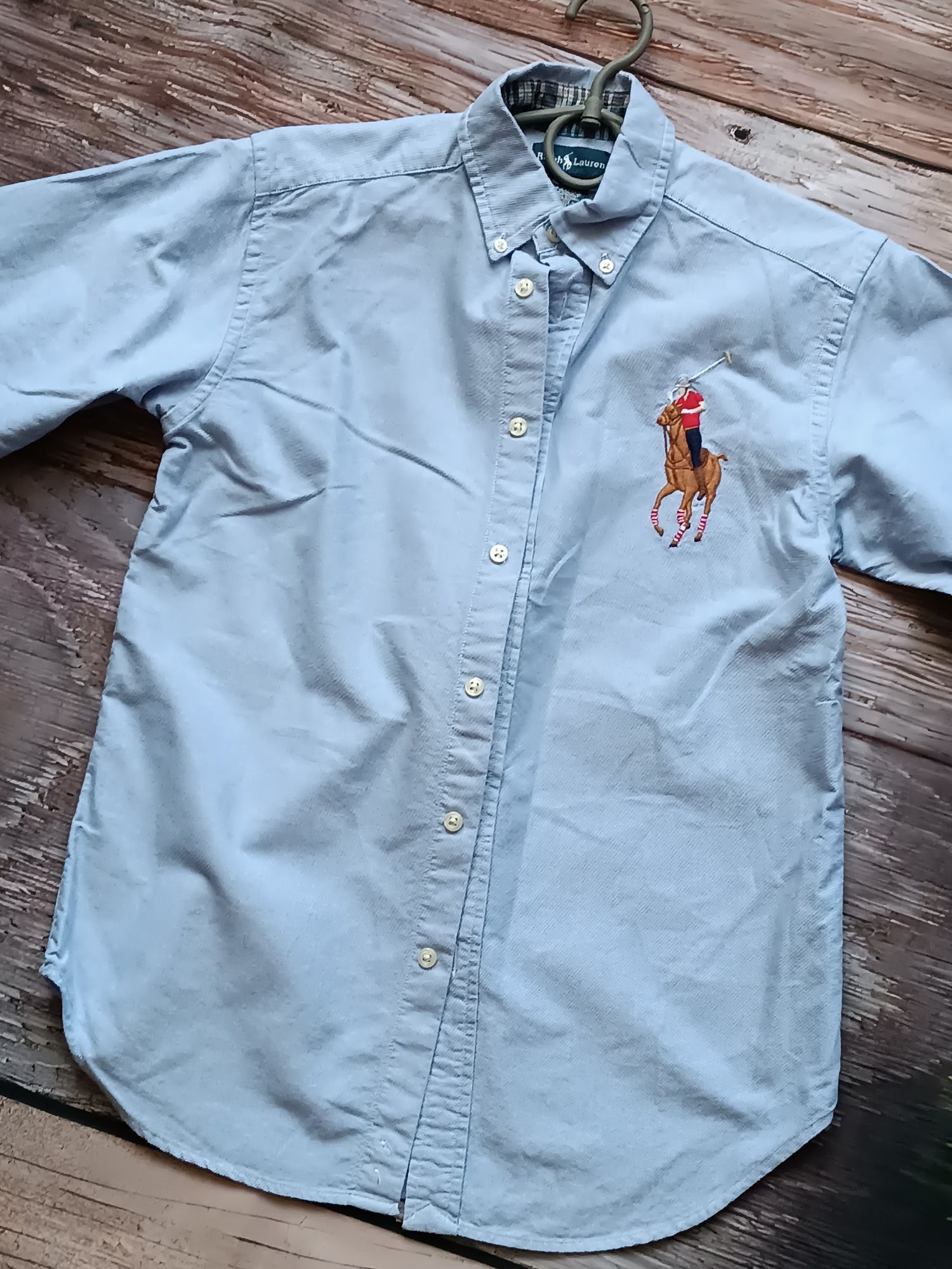 Брендовая рубашка для мальчика . , Ralph Lauren.Рост  134-140 см
