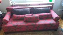 Sofa i fotel Black Red White z kolekcji Orinoko