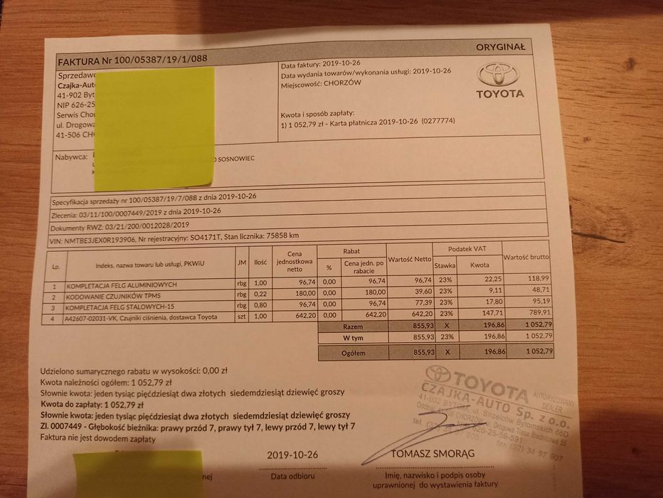 Opony Michelin -Felgi Aluminiowe ATT