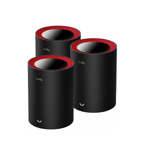 Pack 3xSistemas Mesh M3000 Wi-Fi 6 Dual Band AX3000 Preto - NOVO