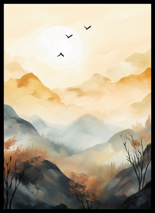 Plakat 39,5x55cm Zorza Świtania