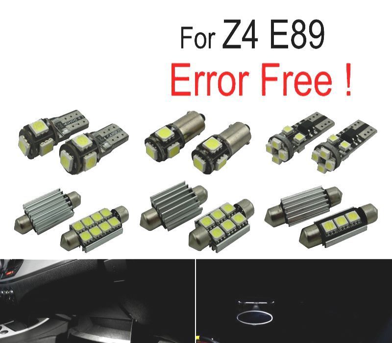 KIT COMPLETO 10 LAMPADAS LED INTERIOR PARA BMW Z4 E89 SDRIVE 18I 20I 23I 28I 30I 35I 35 ES 09-