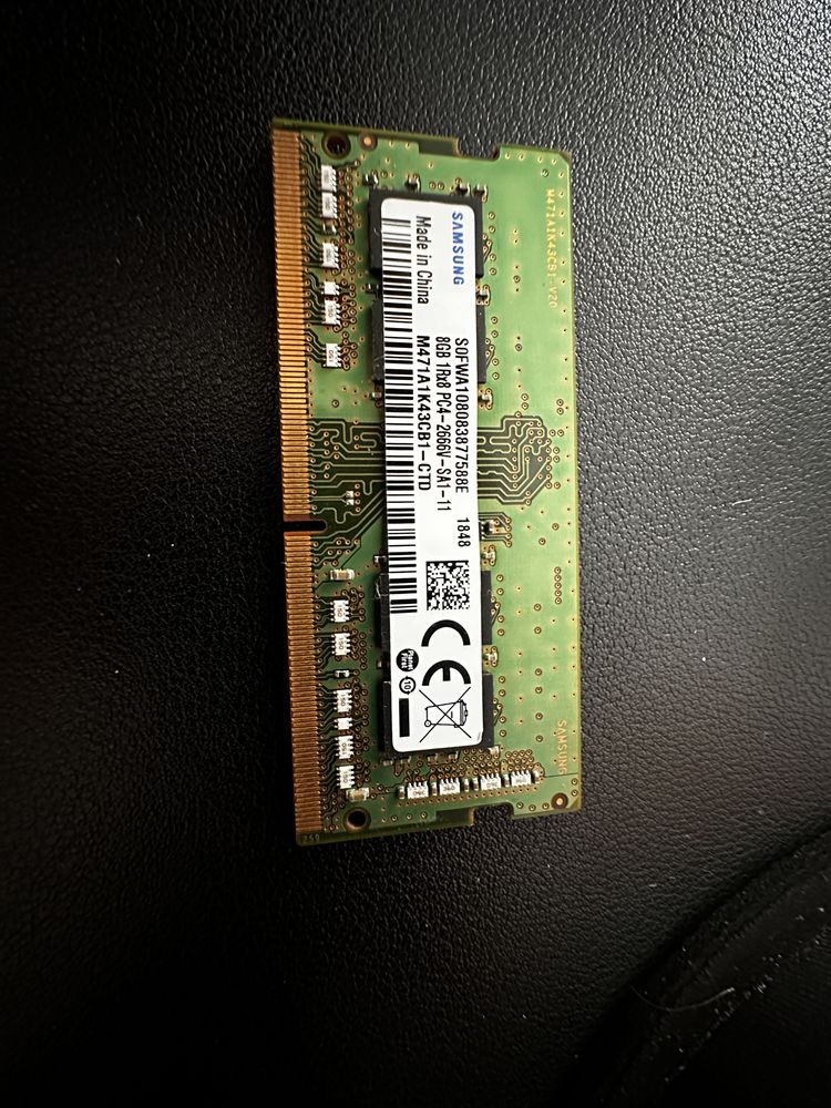 8 GB RAM DDR4 Samsung 1Rx8 PC4-2666V-SA1-11