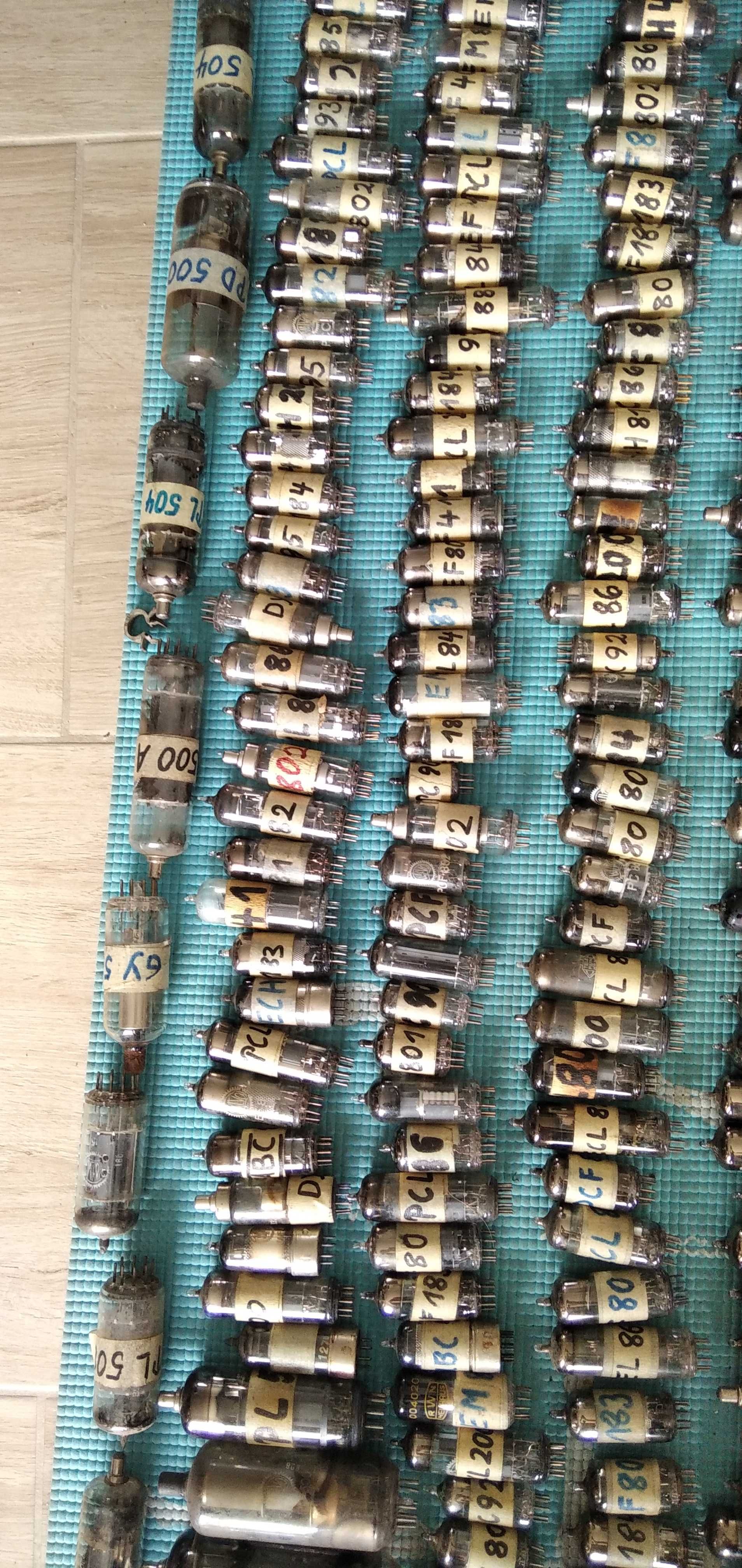 Lampy Elektronowe , ponad 200sztuk , opisane